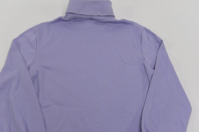 Way Cute Vintage 70's Purple Duofold Womens Turtleneck Shirt image 10