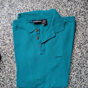 Vintage 1990s Patagonia Organic Cotton Mini Spell Out Logo