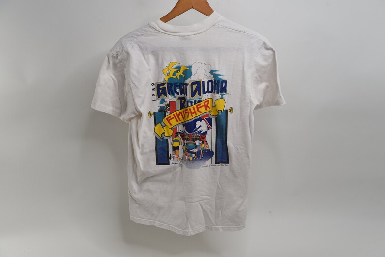 Epic Vintage 1989 Great Aloha Run Finisher T-Shirt image 3