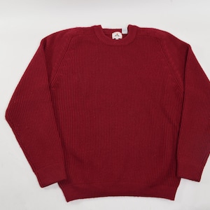 Wicked warme vintage jaren 90 Eastern Mountian sportwollen trui in groenlandstijl