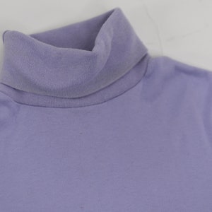 Way Cute Vintage 70's Purple Duofold Womens Turtleneck Shirt image 6