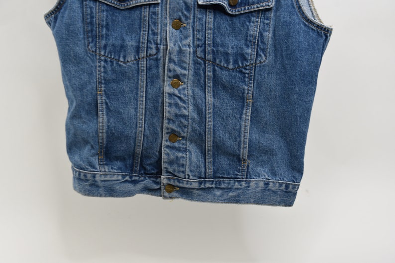 Hardcore Vintage 80/'s Georges Marciano for GUESS Denim Vest
