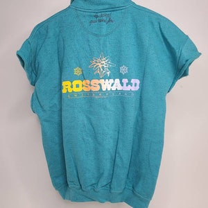 Wicked Cool Vintage 80&#39;s Skiing Rosswald Switzerland Sweatshirt