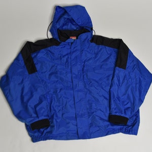 Jaqueta corta-vento Sick Nasty Vintage 90&#39;s BLUE Marlboro