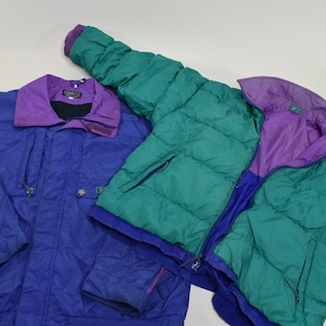 Ultimate Boss Vintage 80&#39;s TWO Puffy Ski Jacket Combo by CB Sports