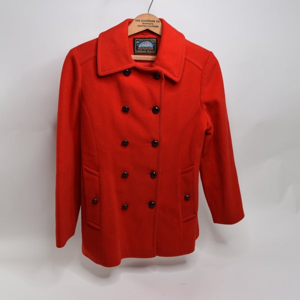 Wonderful Vintage 80's Mackintosh Authentic 100% Pure Wool Peacoat