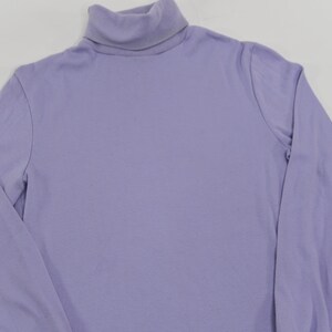 Way Cute Vintage 70's Purple Duofold Womens Turtleneck Shirt image 3