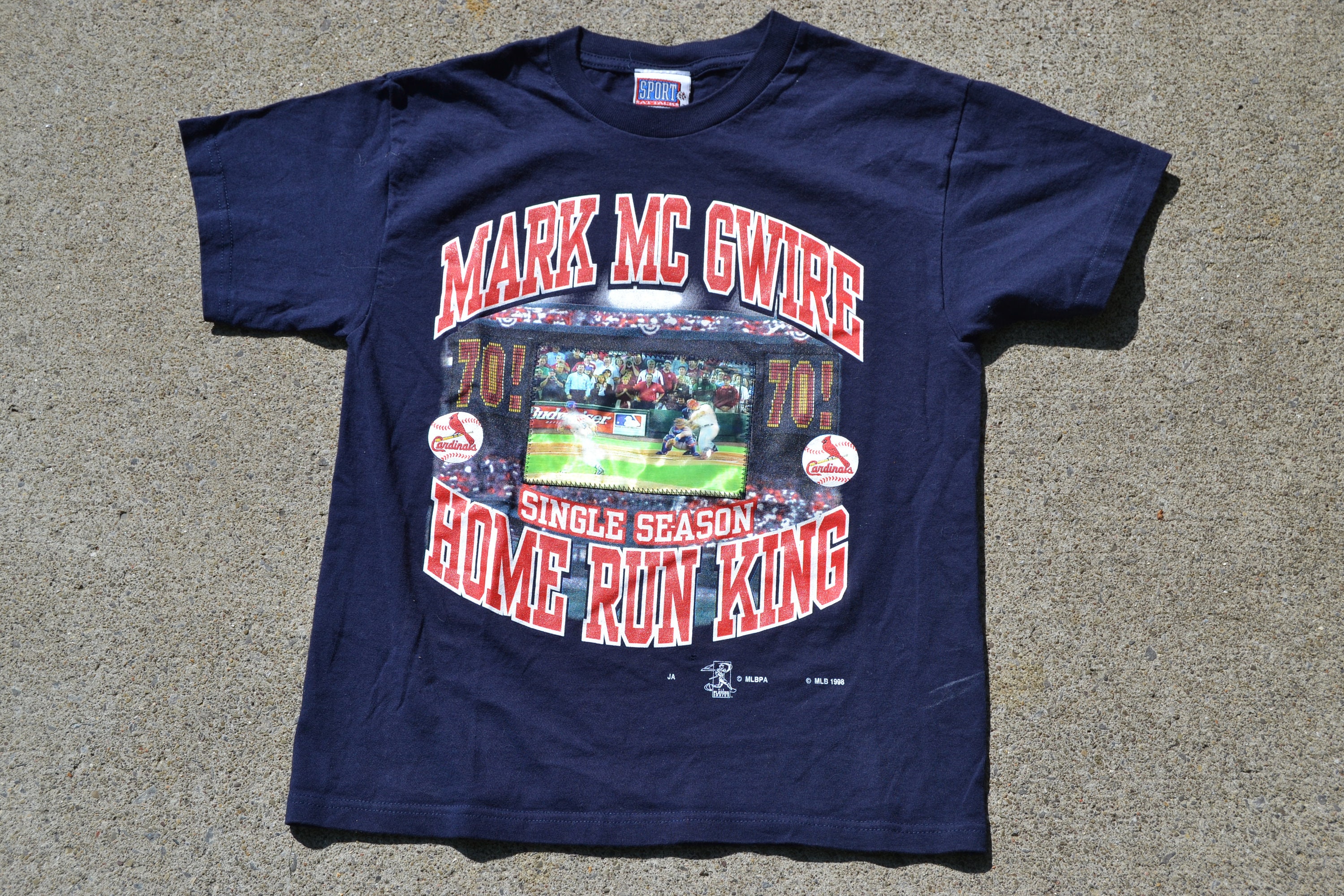 Vintage Lee Sport 98' Mark McGwire Single Season Home Run King T-Shirt —  TopBoy