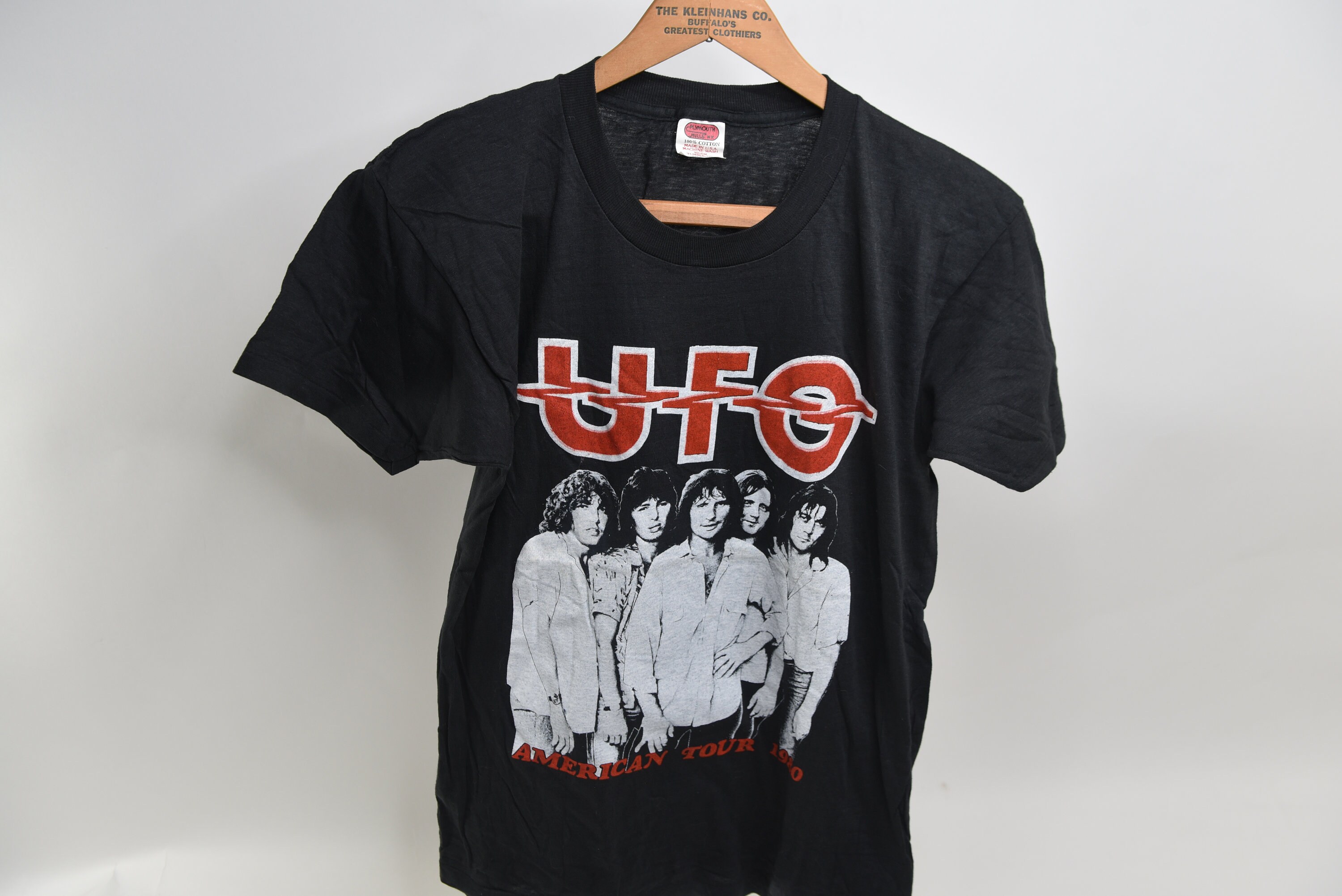 80s ビンテージ　パキスタン　UFO Tシャツ イギリス　ハードロック 80's VINTAGE UFO パキスタン製 Tシャツ バンドTシャツ ロックT