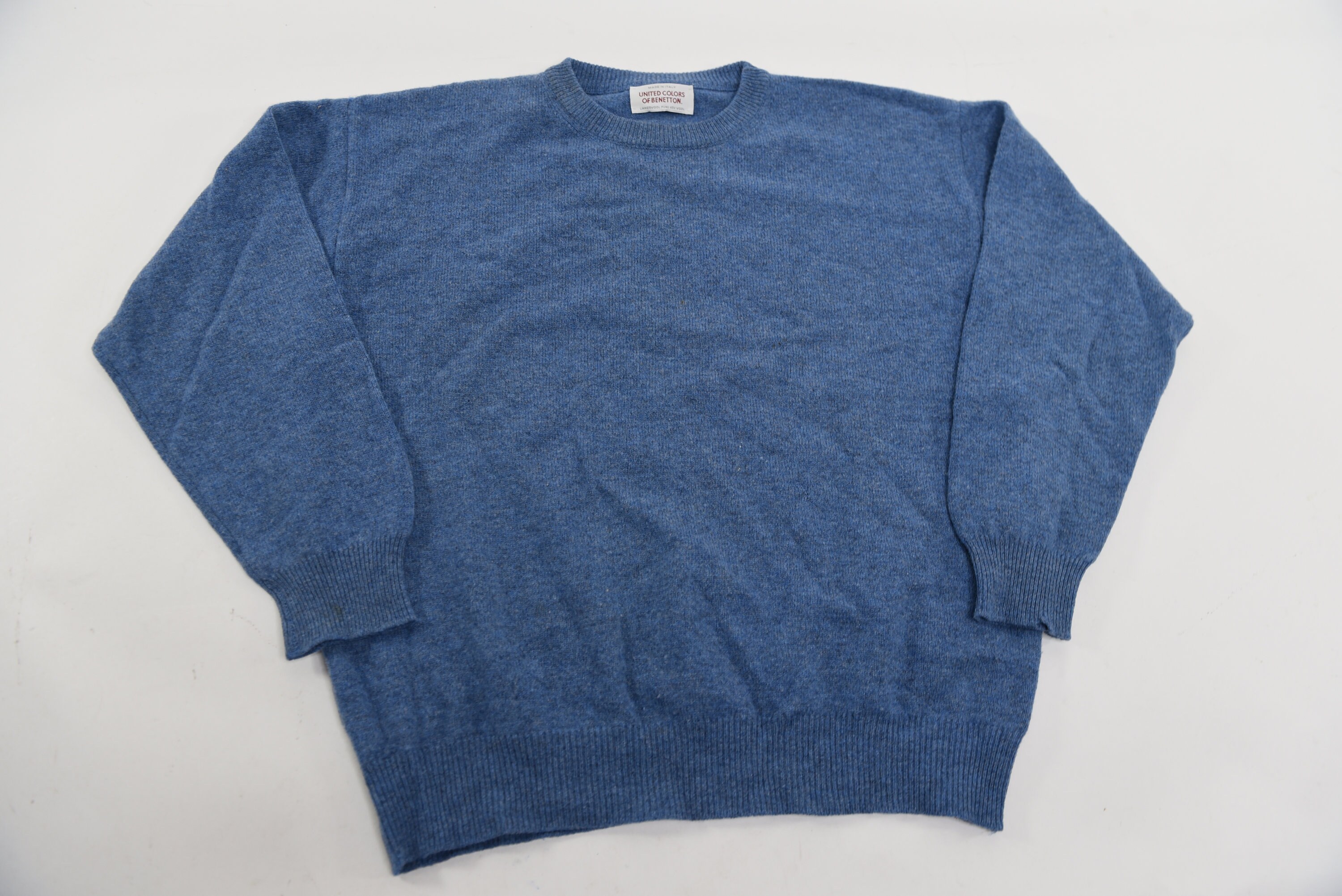 Benetton lambswool pullover deals