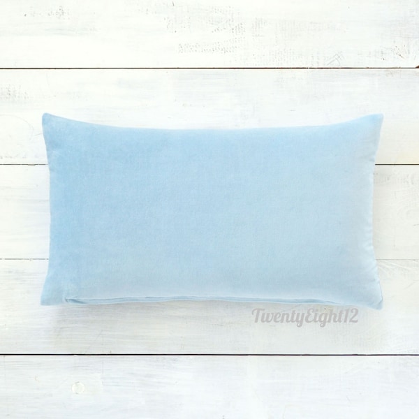 Baby Blue Pillows Etsy