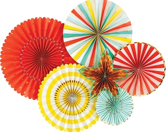 Birthday Party Paper Fans | Party Decor | Birthday Party Decor | Party Decoration | Party Backdrop | Happy Birthday Party Decor/ Pinwheels