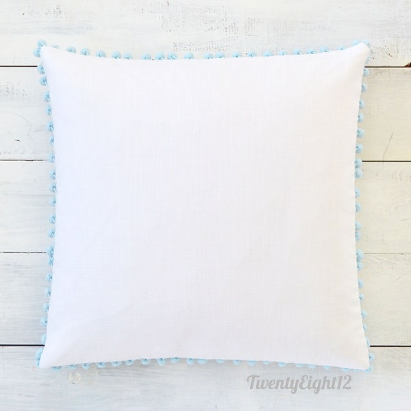 Baby Blue Pillows Etsy