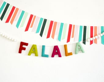 Christmas Felt Garland | Christmas Garland | Garland | Christmas Decor| Christmas Decoration| Holiday Decor | FALALA Garland | Felt Garland