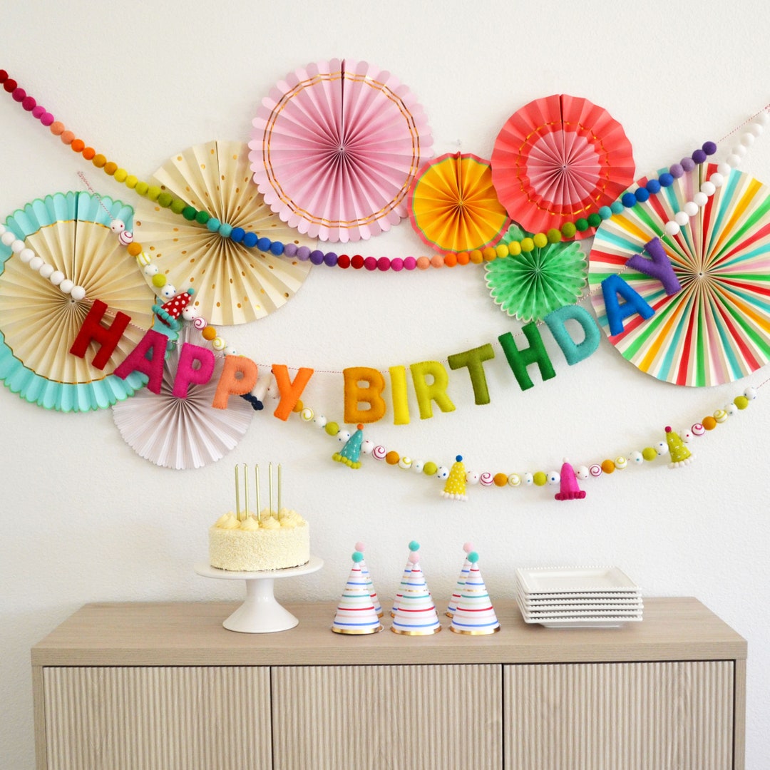 Happy Birthday Banner | Happy Birthday BUNDLE | Felt Garland | Birthday