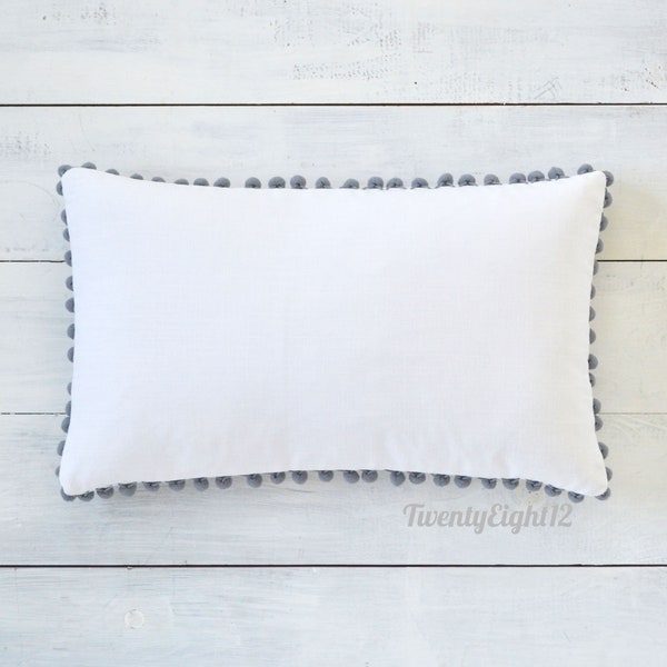 Light Gray Pillow Etsy