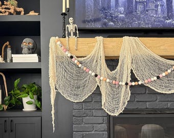 Halloween Felt Garland, Reusable Halloween Banner, Cute Halloween Decor, Spooky Party Decorations, Mantel Garland, Halloween Decorations