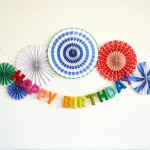 Happy Birthday Banner | Happy Birthday Sign | Felt Garland | Birthday Decoration | Happy Birthday Banner Personalized | Party Decoration