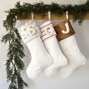 Christmas Stockings- Personalized Christmas Stocking, White Stocking, Personalized Stocking, Fur Stocking, Christmas Gifts, Stocking Stuffer