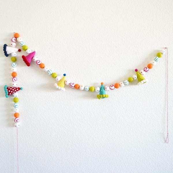Pancarta de feliz cumpleaños / Pancarta de cumpleaños / Guirnalda de cumpleaños / Decoración para fiesta de cumpleaños / Pancarta de cumpleaños de fieltro / Pancarta de fieltro de feliz cumpleaños