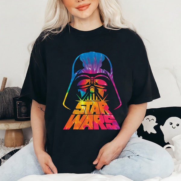 darth vader tie dye shirt
