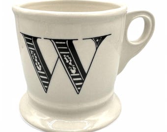 Mok met monogram Anthropologie - koffiekopje letter W