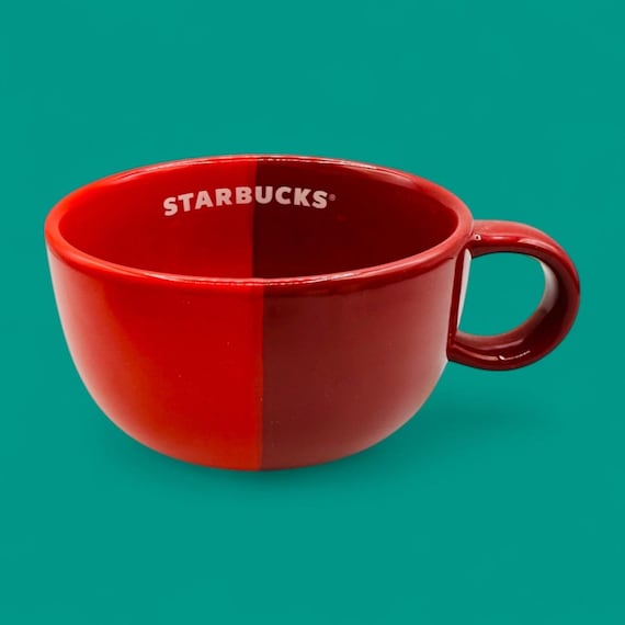 Starbucks Two-tone Red Mug 2021  Seasonal Holidays Replacement Mug - Etsy