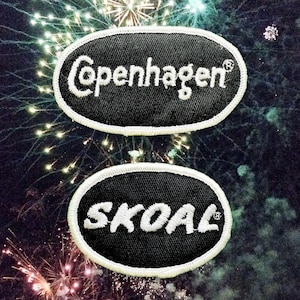 SKOAL Copenhagen Vintage Embroidered Patches