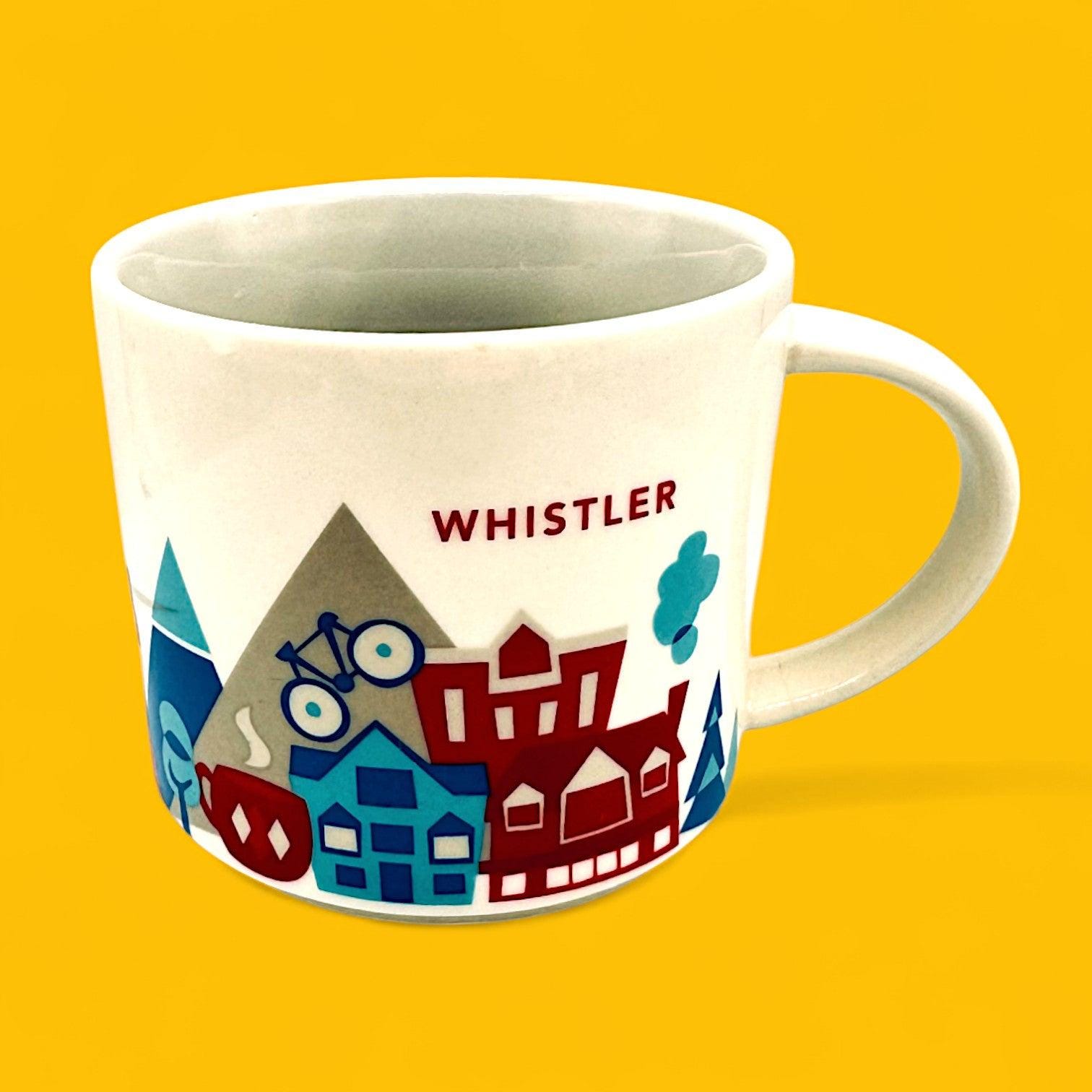 スターバックス シティマグ 旧デザイン WHISTLER Starbucks Coffee Mug – Whistler Canada City Mug 16 Oz – 2009