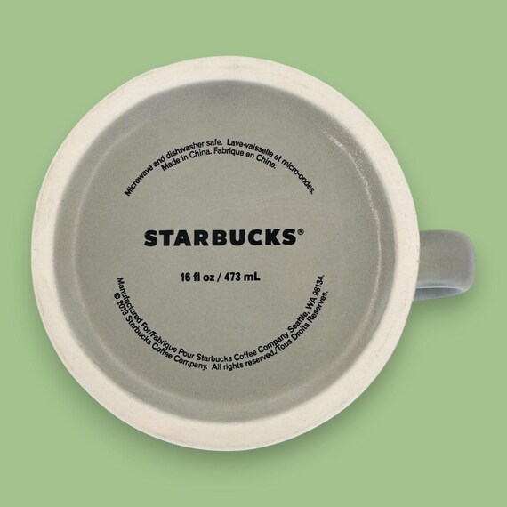 Starbucks Slate Gray 2013 Coffee Cup 16oz Modern Ceramic Replacement Mug  Vintage - Etsy