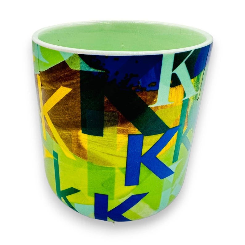 Anthropologie Letter Initial "K" Monogram Mug - Replacement Mug image 4