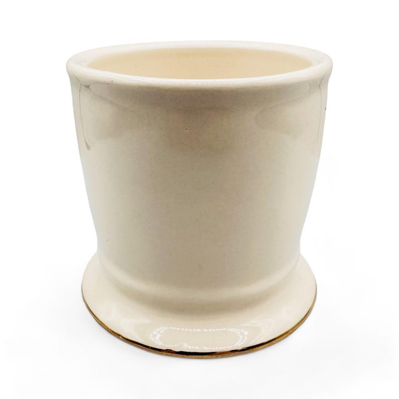 Anthropologie Mug - Monogrammed Gold Letter F Coffee or Shaving Mug image 4