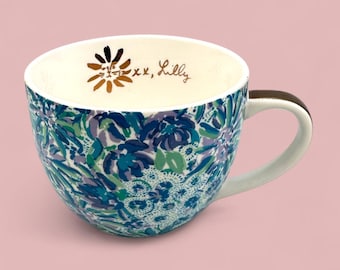 Lilly Pulitzer Floral Ceramic Mug with Gold Handle – Anthropologie Replacement Mug
