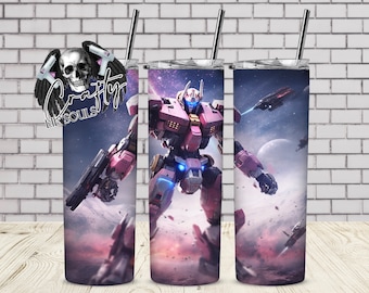 Mech Robot Gundam| 20oz Tumbler Design | Sublimation Digital Download