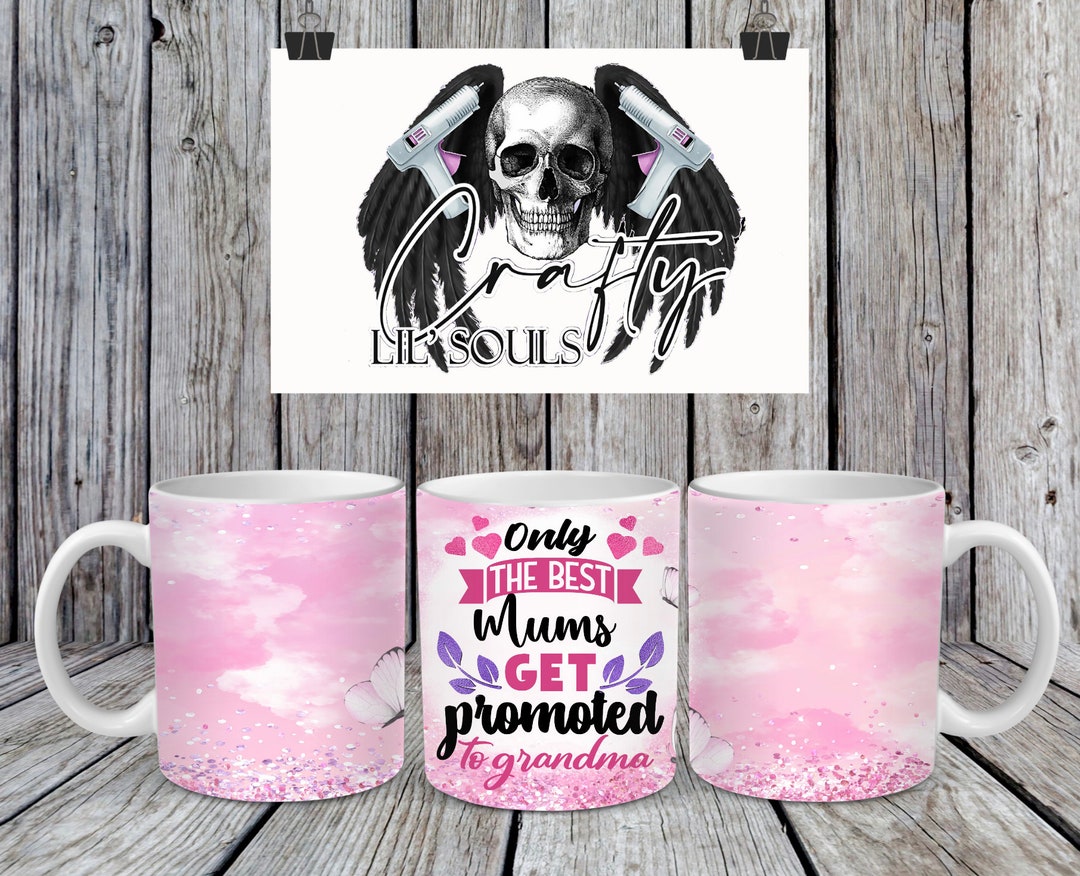 Sottobicchiere In Legno Inciso - Only The Best Mums Get Promoted To Grandma - Regalo Per Nonne