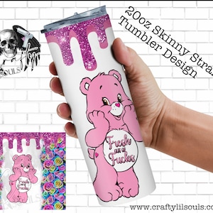 Frisch aus Fucks Swear Bear 20oz Sublimationsbecher Design PNG Instant Download