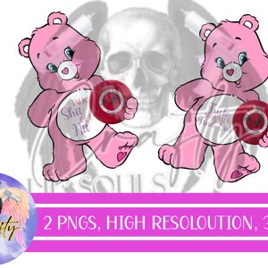 Pink Kickball schwören Bear Fuck around Finden Sie heraus, Sublimation 2 Designs Digitaler Download PNG
