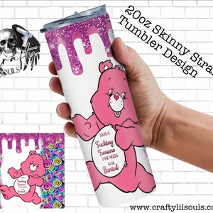 Fucking Treasure Swear Bear 20 Unzen Sublimationsbecher Design PNG Instant Download