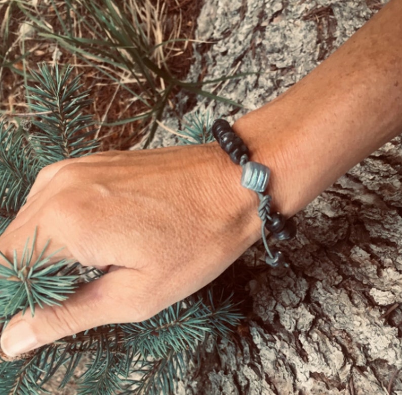 Labradorite Crystal Bracelet Trio for a Positive Change in Your Life