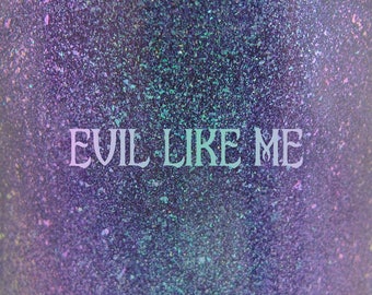 Evil Like Me shimmer nail polish 15 mL (.5 oz) from the "Mistress of All Evil" Collection
