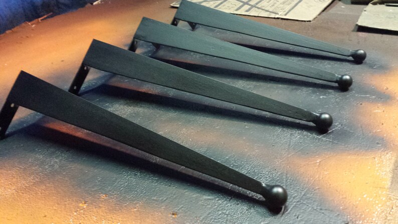 16 cónico hierro angular patas de mesa industriales | Etsy