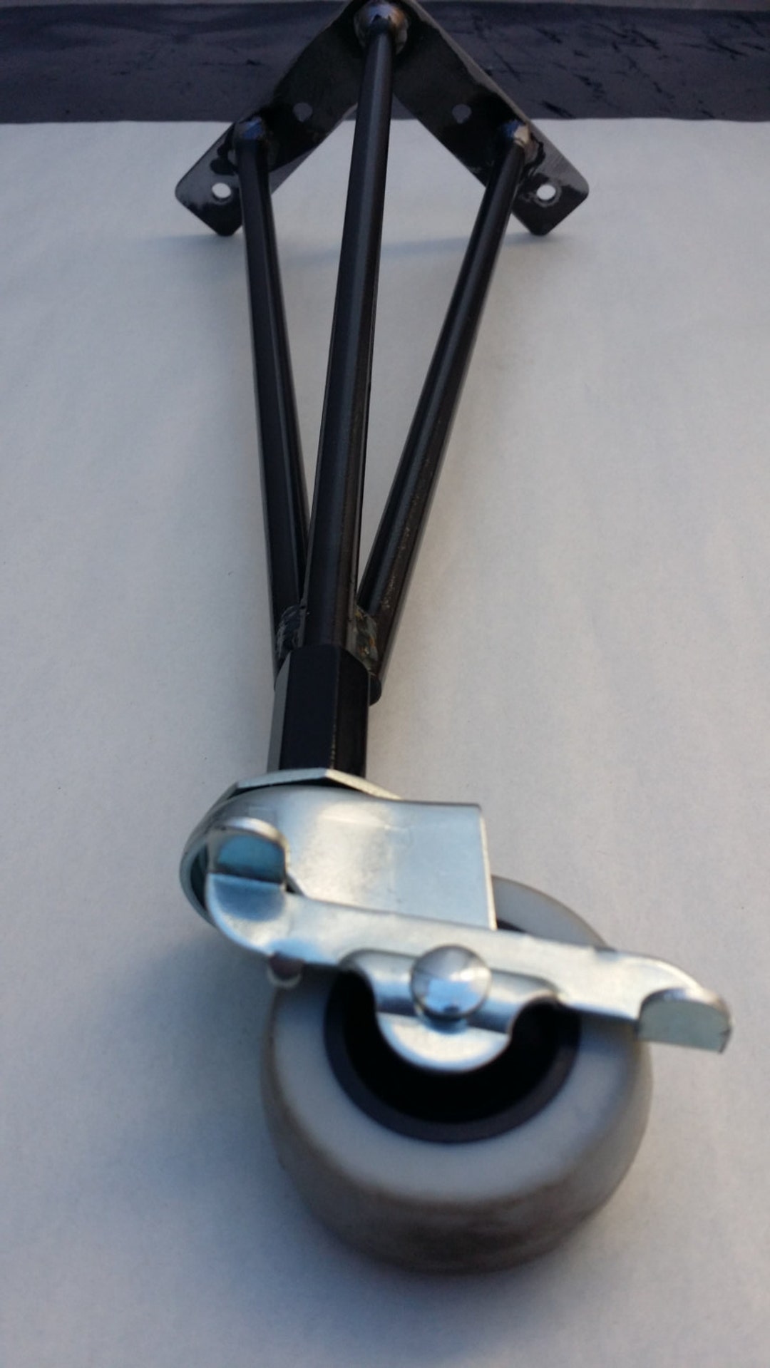 Adjustable Legs W/ Locking Casters 16 17 , 3rod Hairpin Legs,loft