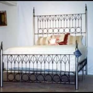 gothic metal bed