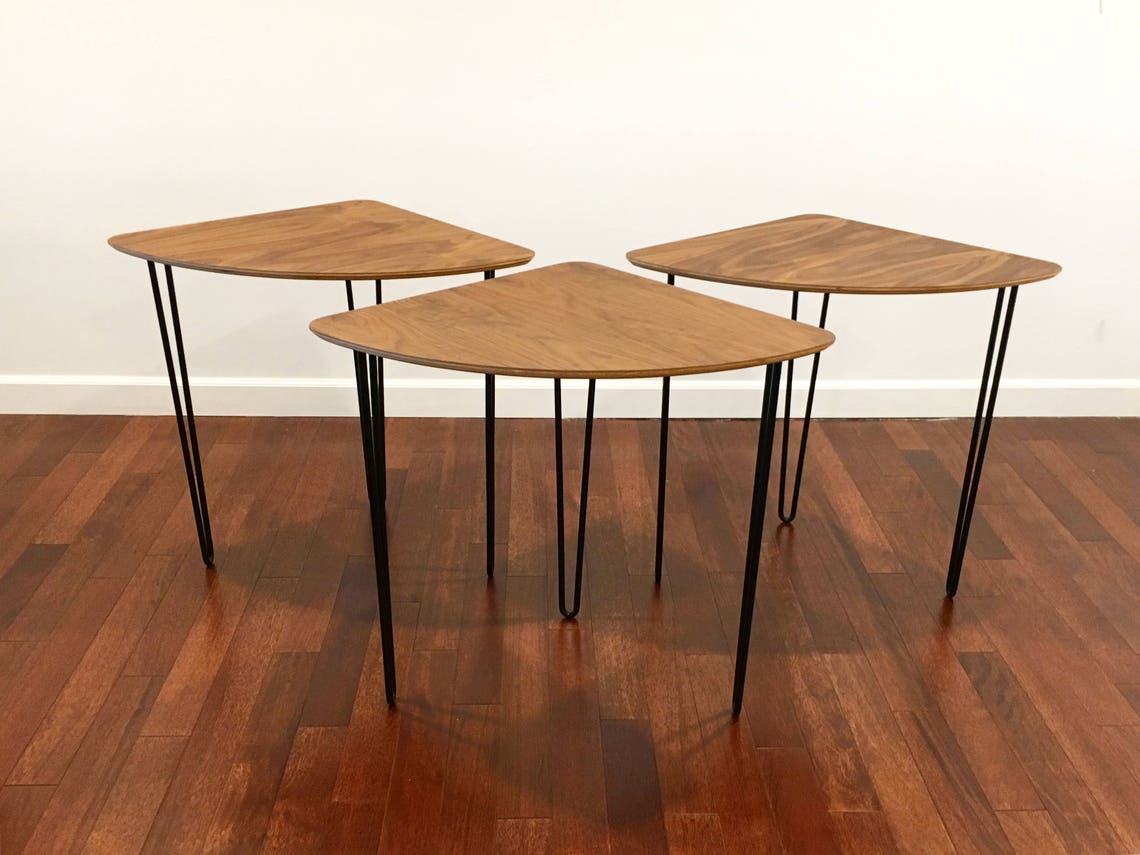 Hairpin Legs Set of 4 USA Made RAW STEEL Hairpin legs Etsy