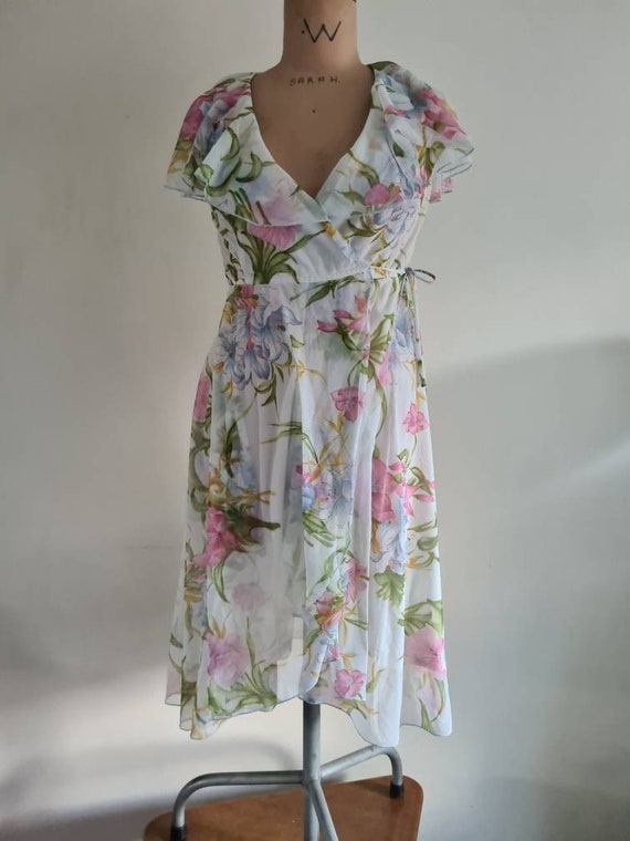 1980s Wrap Dress