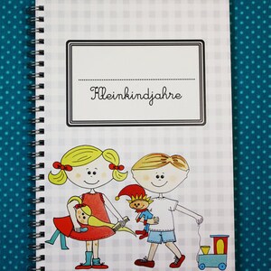 Kindertagebuch Kleinkindjahre Tagebuch Kindergartenkinder mit Stickerbogen DIN A5 50 Blatt Bild 3