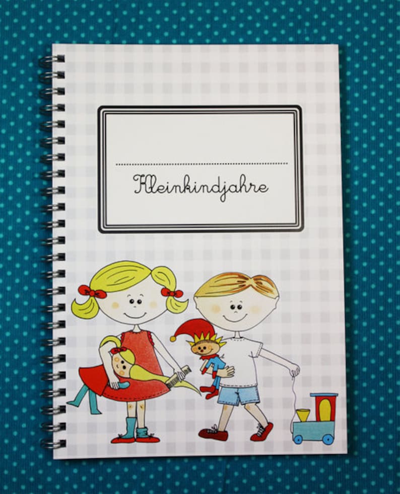 Kindertagebuch Kleinkindjahre Tagebuch Kindergartenkinder mit Stickerbogen DIN A5 50 Blatt Bild 3