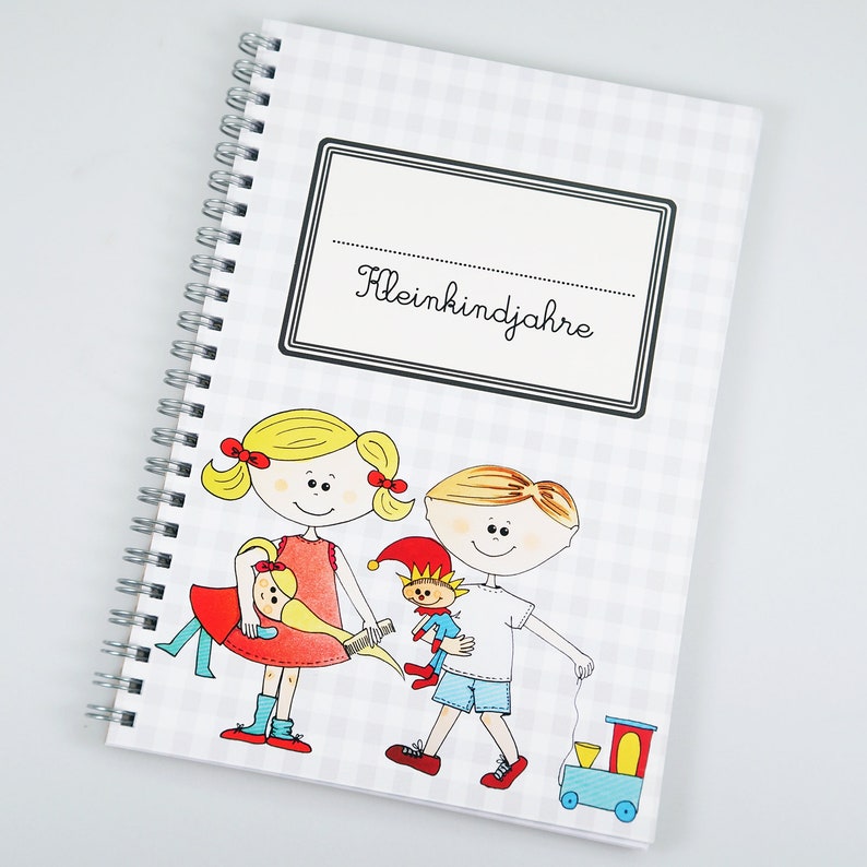 Kindertagebuch Kleinkindjahre Tagebuch Kindergartenkinder mit Stickerbogen DIN A5 50 Blatt Bild 1