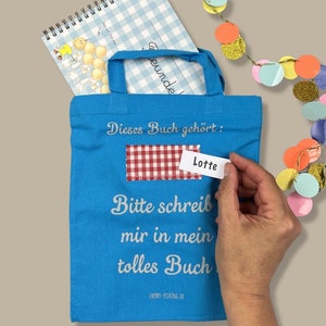 Freundebuch Kindergarten mit oder ohne Tasche Kindergartenbuch Poesiealbum DIN A5 quer image 10