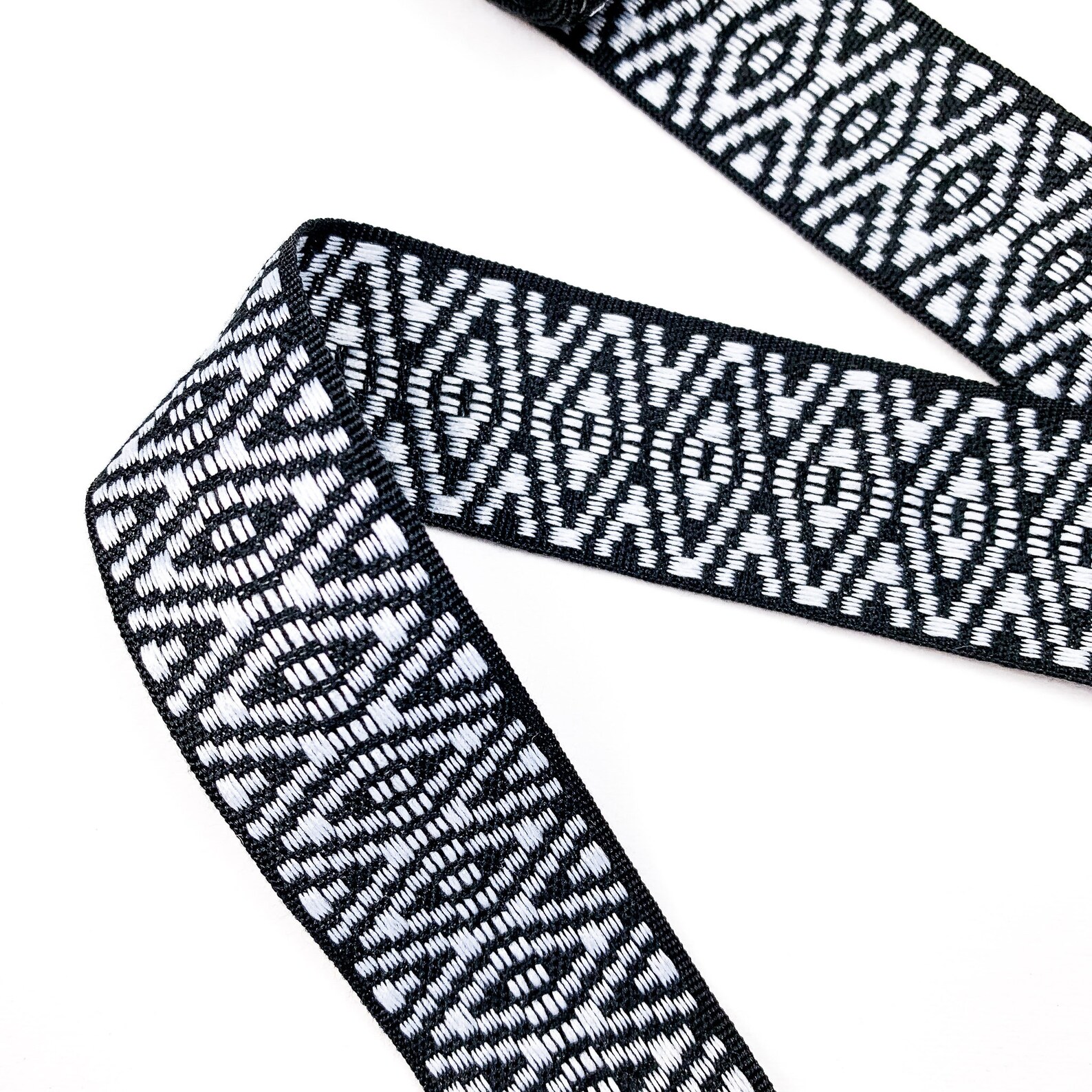 webband-schwarz-wei-rauten-romben-3-cm-30-mm-breit-ab-1-etsy